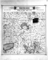 Genesee Township, Atwater, Lake Minnetoga, Kandiyohi County 1886